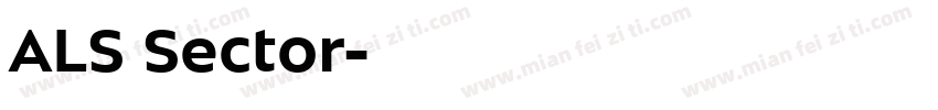 ALS Sector字体转换